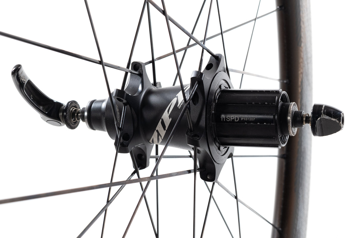 USED Zipp 404 NSW 700C Road Bike Carbon Wheelset Rim Brake Quick Release Shimano HG 11 speed