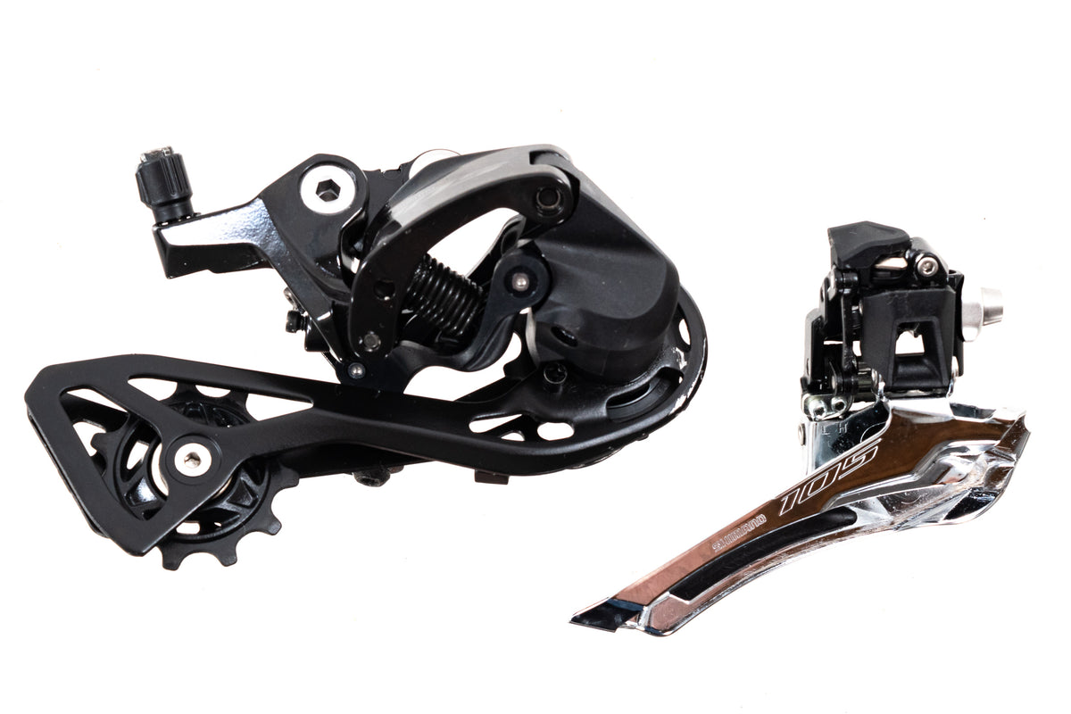 USED Shimano 105 Groupset 2x12 Speed R7100 Series Mechanical Shifters, Hydraulic Brakes, Derailleurs, 175mm 50/34t Crankset, 11-36t Cassette