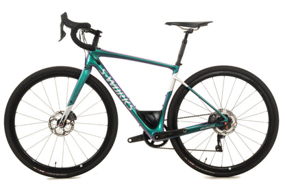 USED 2018 Specialized Diverge Shimano Di2 XTR carbon wheels
