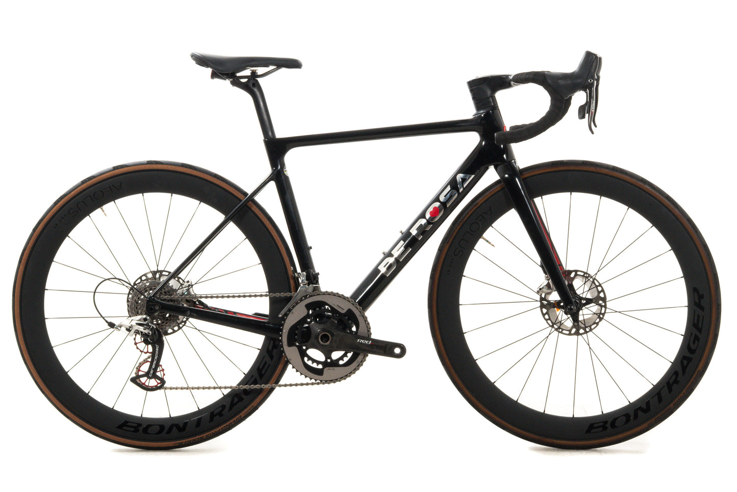 USED 2021 De Rosa Merak 53cm Road Bike SRAM Red 2x11 Speed 52/36T
