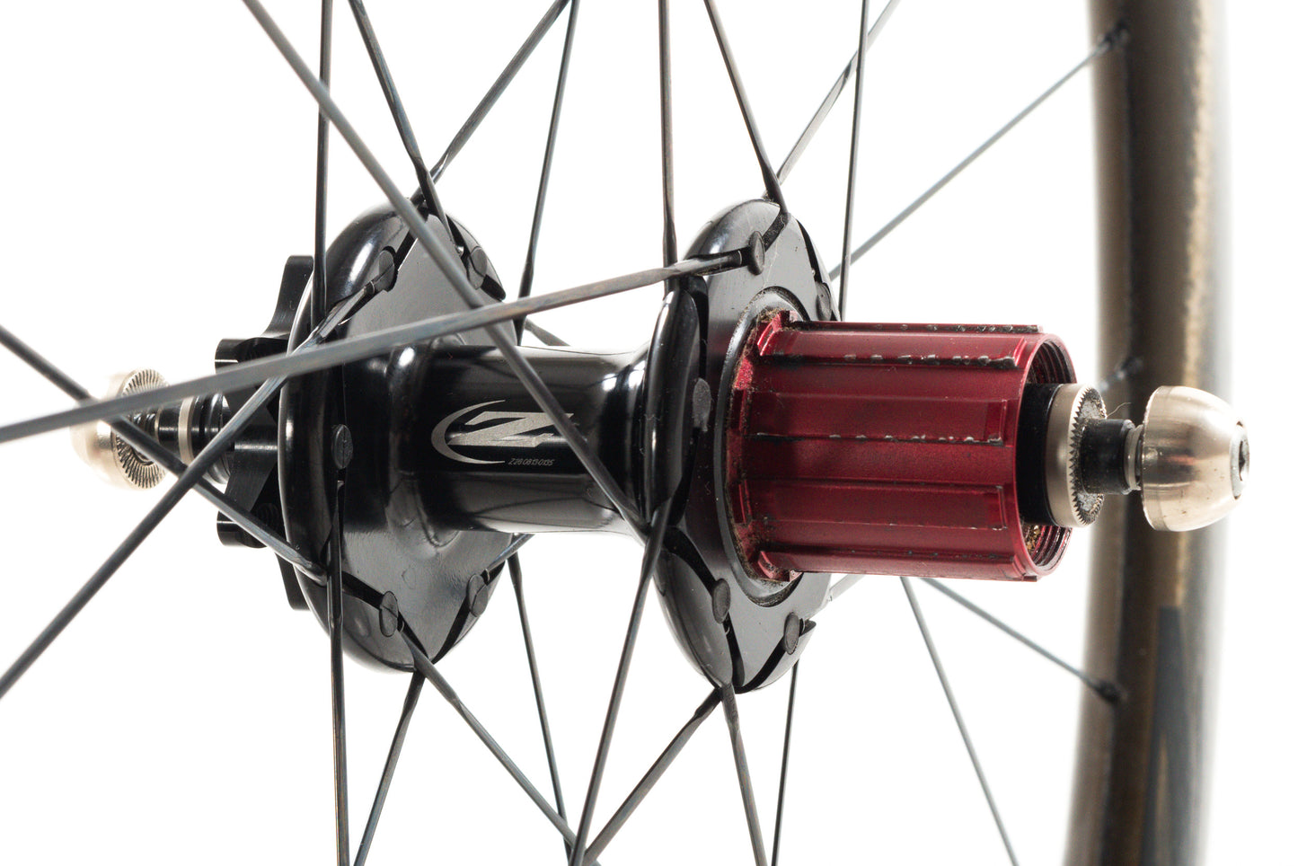 USED Zipp 303 700C 6-bolt Quick Release Carbon Road Wheelset Shimano HG 11 speed
