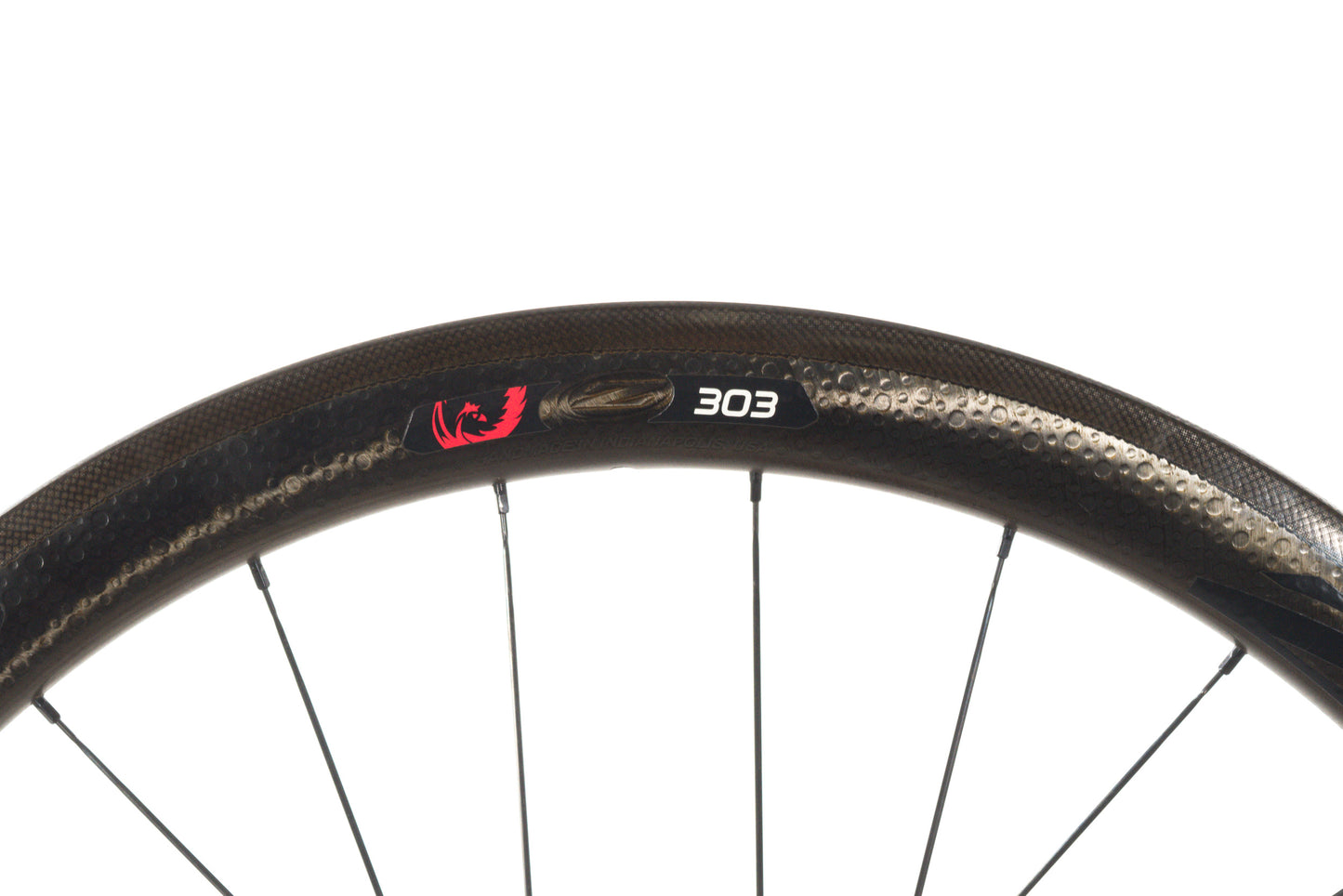 USED Zipp 303 700C 6-bolt Quick Release Carbon Road Wheelset Shimano HG 11 speed