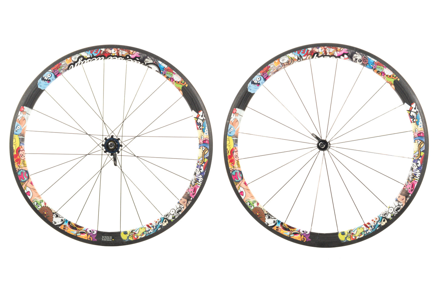 USED Rie:sel Design 700C Carbon Wheelset 700C Rim Brake Quick Release Shimano HG 11 speed