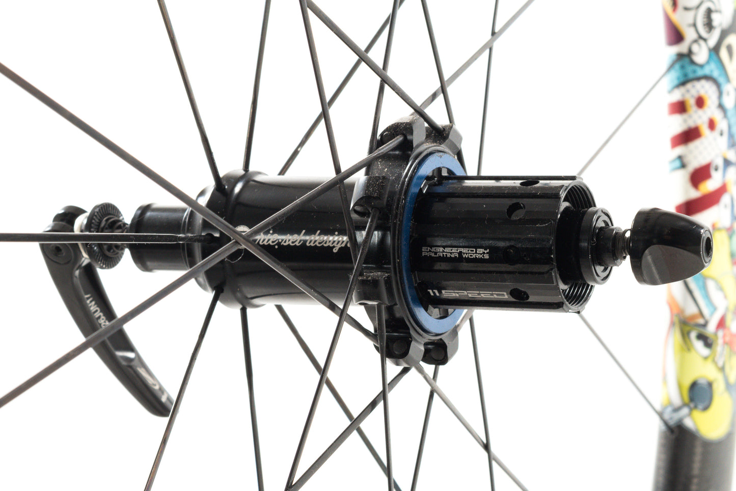 USED Rie:sel Design 700C Carbon Wheelset 700C Rim Brake Quick Release Shimano HG 11 speed