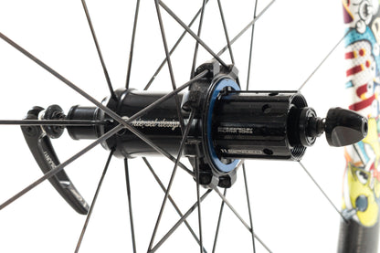 USED Rie:sel Design 700C Carbon Wheelset 700C Rim Brake Quick Release Shimano HG 11 speed