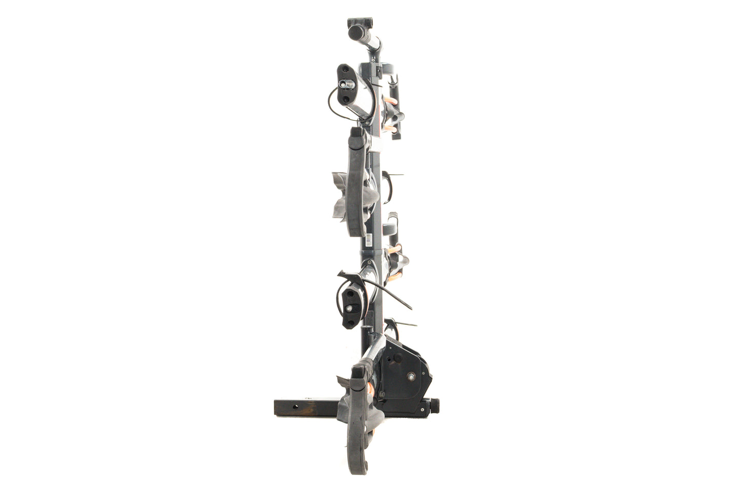 USED Kuat Racks NV 2.0 4-Bike Rack, 2" Hitch, Gray/Orange, with Trail Doc Kit