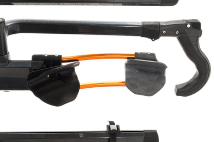 USED Kuat Racks NV 2.0 4-Bike Rack, 2" Hitch, Gray/Orange, with Trail Doc Kit