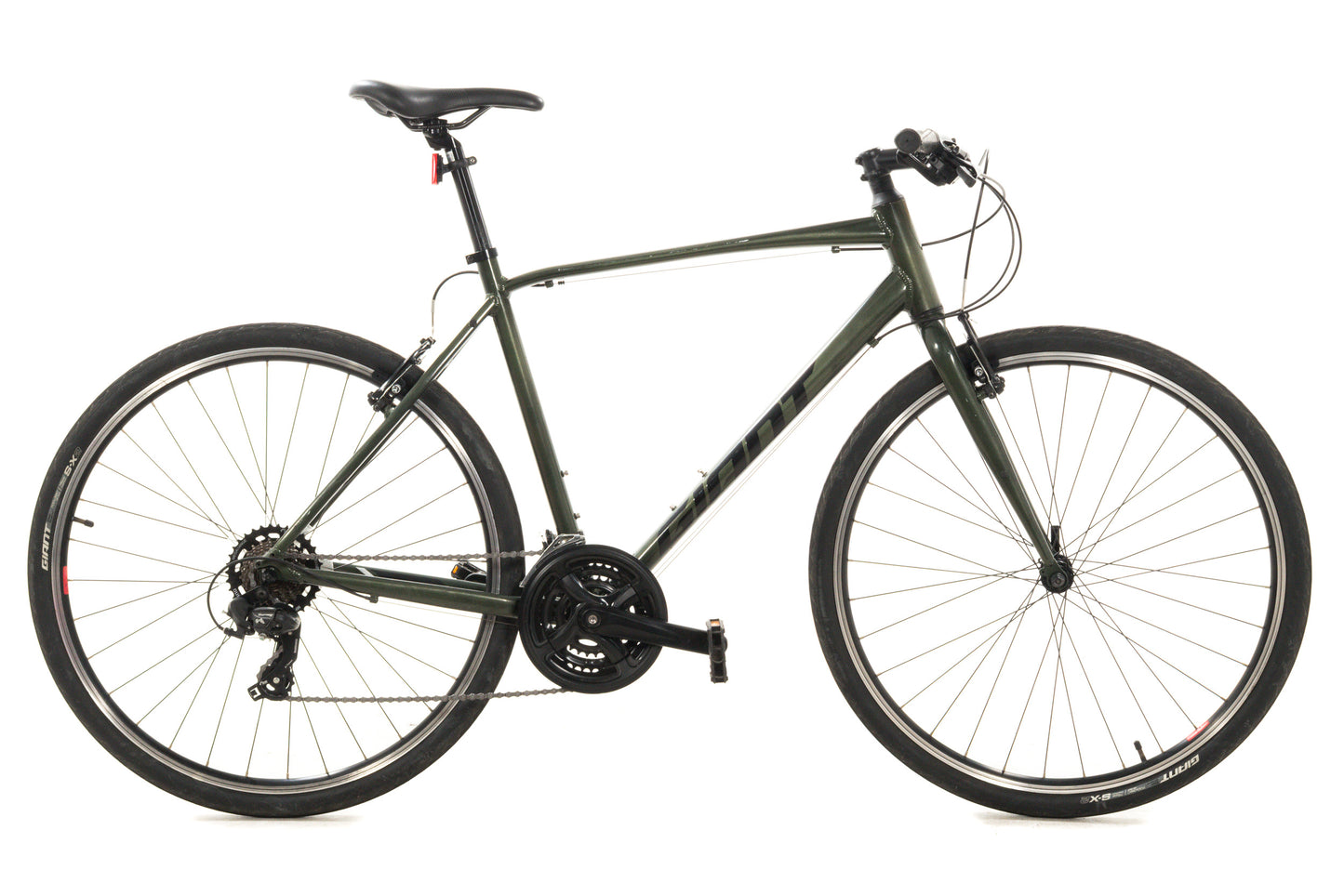 USED 2022 Giant Escape Large Aluminum Hybrid Bike Shimano 3x7 Green