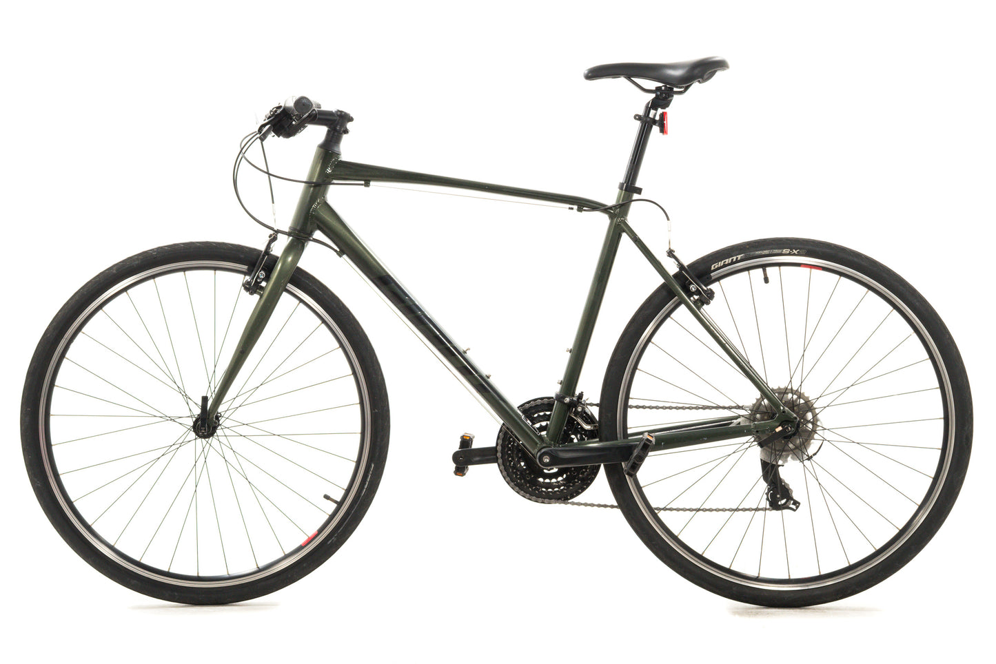 USED 2022 Giant Escape Large Aluminum Hybrid Bike Shimano 3x7 Green