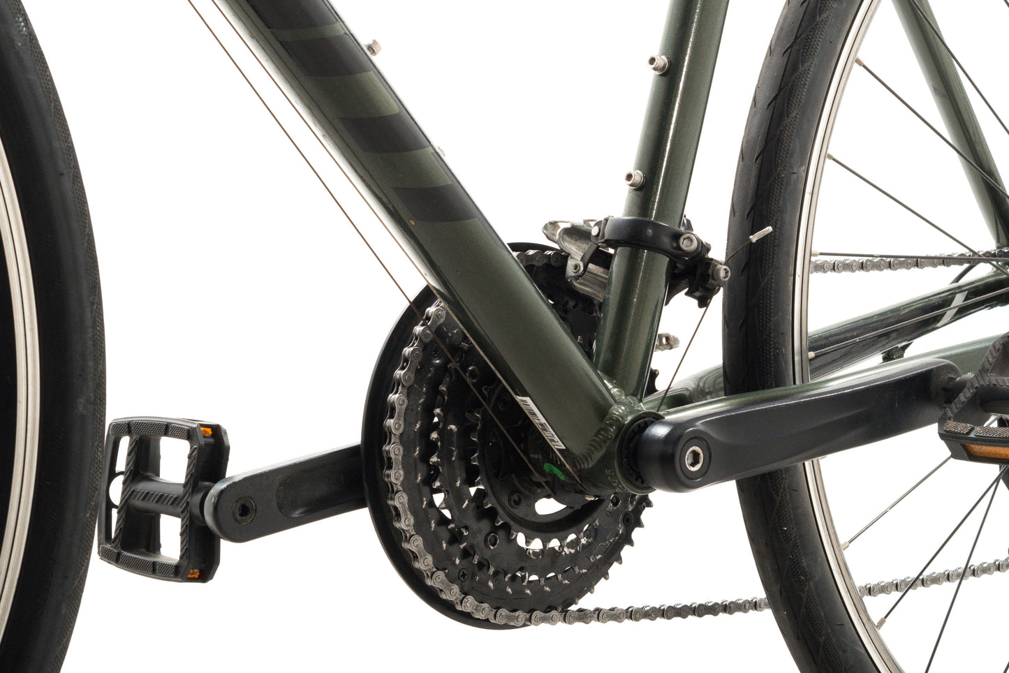 USED 2022 Giant Escape Large Aluminum Hybrid Bike Shimano 3x7 Green