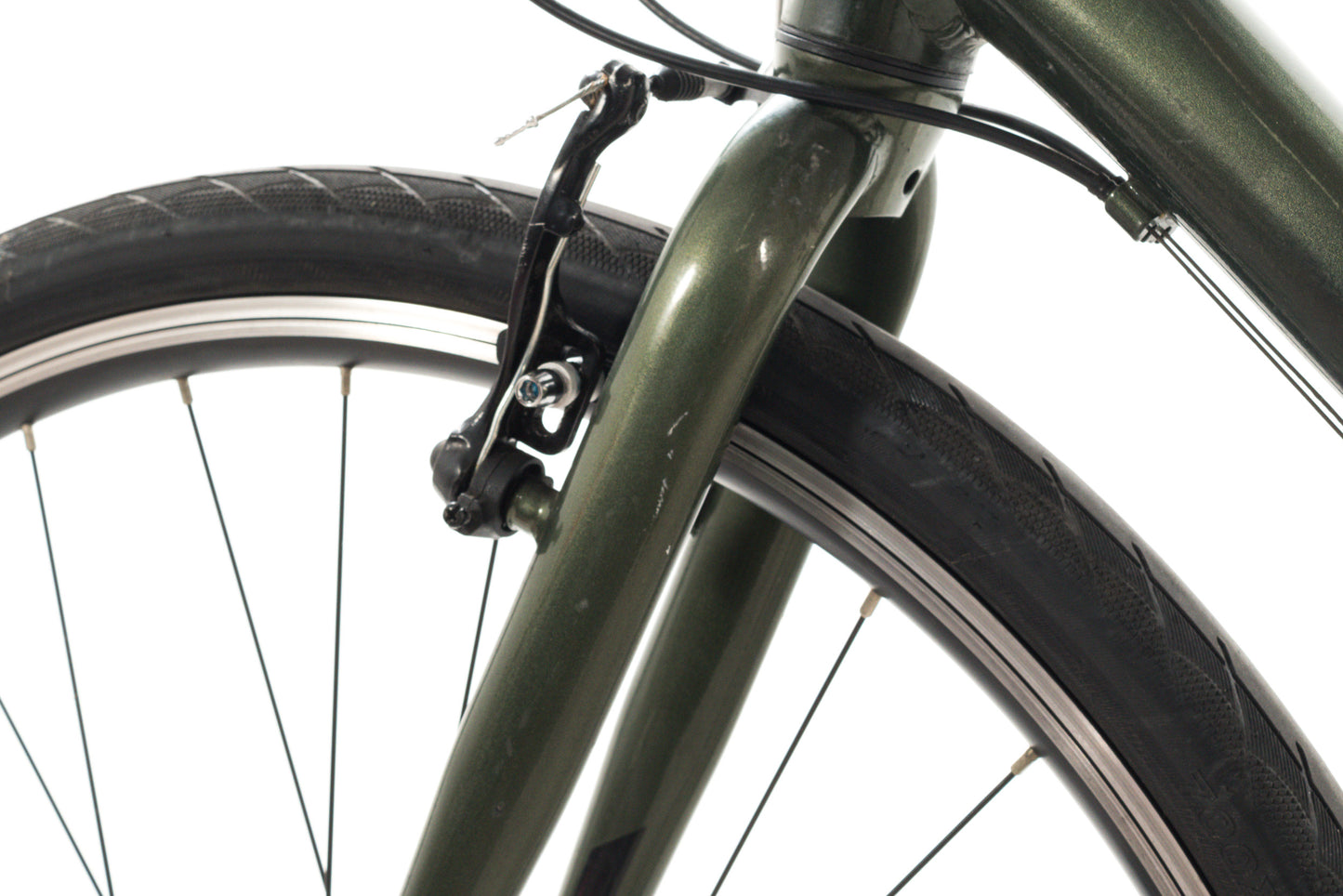 USED 2022 Giant Escape Large Aluminum Hybrid Bike Shimano 3x7 Green