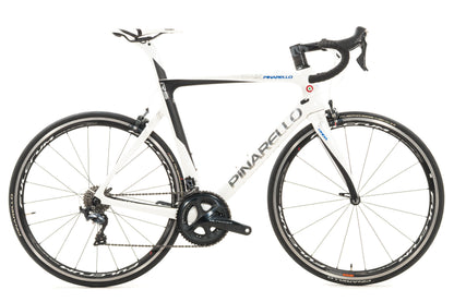 USED 2018 Pinarello Gan RS 56cm Carbon Road Bike Shimano Ultegra R8000 2x11 Speed White/Black
