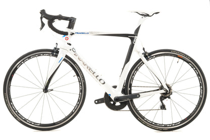 USED 2018 Pinarello Gan RS 56cm Carbon Road Bike Shimano Ultegra R8000 2x11 Speed White/Black