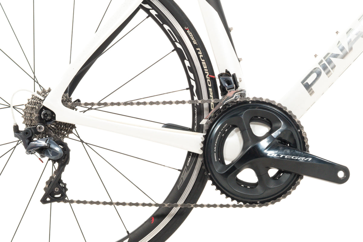 USED 2018 Pinarello Gan RS 56cm Carbon Road Bike Shimano Ultegra R8000 2x11 Speed White/Black