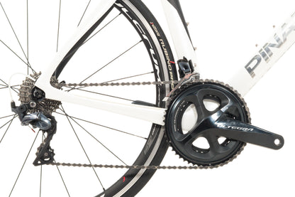 USED 2018 Pinarello Gan RS 56cm Carbon Road Bike Shimano Ultegra R8000 2x11 Speed White/Black