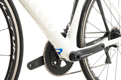 USED 2018 Pinarello Gan RS 56cm Carbon Road Bike Shimano Ultegra R8000 2x11 Speed White/Black