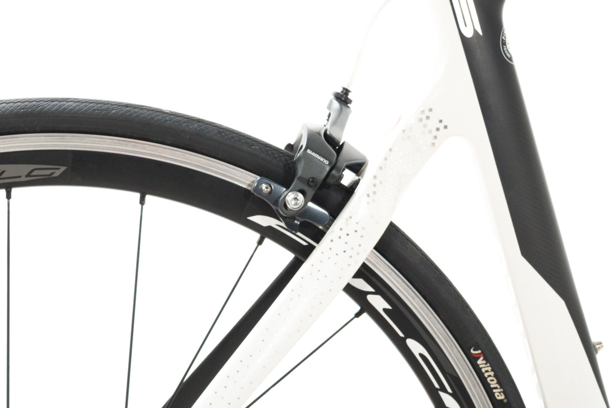 USED 2018 Pinarello Gan RS 56cm Carbon Road Bike Shimano Ultegra R8000 2x11 Speed White/Black
