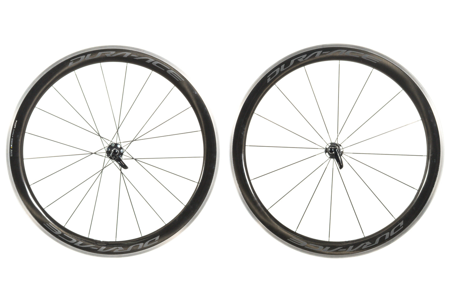 USED Shimano Dura-Ace WH-R9100-C60 Carbon 700c Clincher Wheelset Black Rim Brake