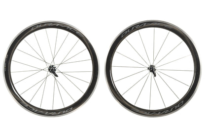 USED Shimano Dura-Ace WH-R9100-C60 Carbon 700c Clincher Wheelset Black Rim Brake