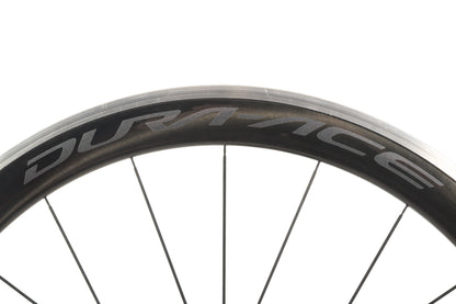 USED Shimano Dura-Ace WH-R9100-C60 Carbon 700c Clincher Wheelset Black Rim Brake