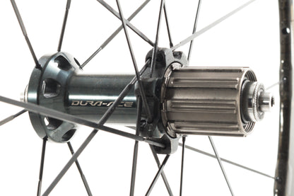 USED Shimano Dura-Ace WH-9000-C35 Carbon Clincher Wheelset 700c Rim Brake Black