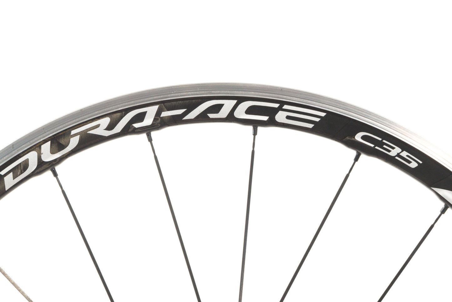 USED Shimano Dura-Ace WH-9000-C35 Carbon Clincher Wheelset 700c Rim Brake Black