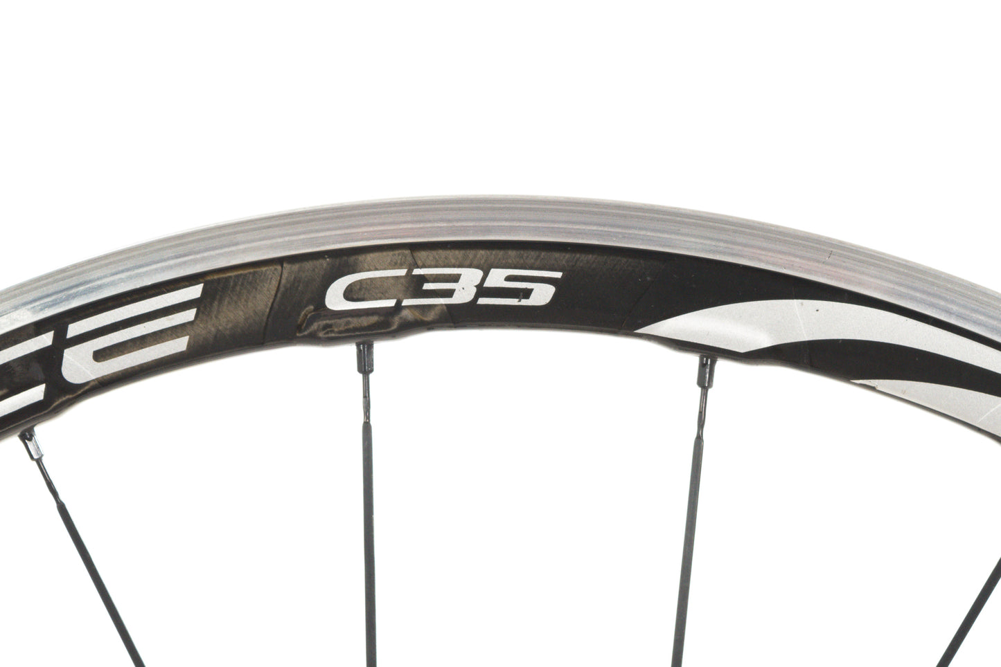 USED Shimano Dura-Ace WH-9000-C35 Carbon Clincher Wheelset 700c Rim Brake Black