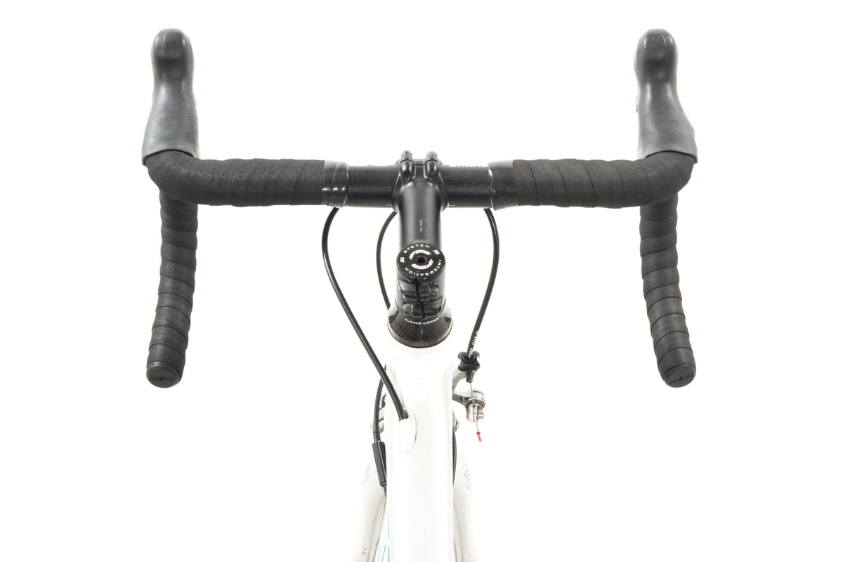 USED Cannondale Synapse 51cm Carbon Road Bike Shimano Ultegra 2x10 Speed White