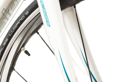 USED Cannondale Synapse 51cm Carbon Road Bike Shimano Ultegra 2x10 Speed White
