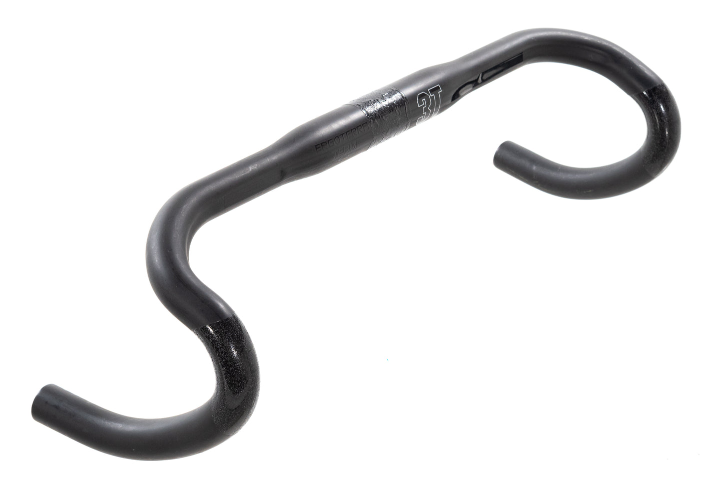 USED 3T ErgoTerra Team Carbon Drop Bar 44/47cm Flared Gravel 31.8mm Clamp