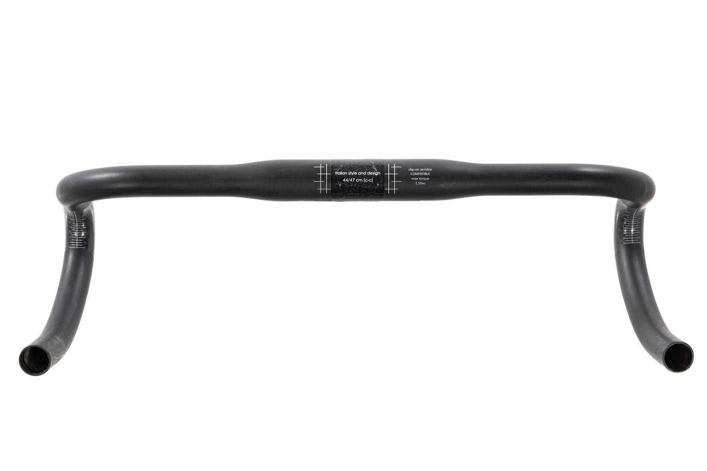 USED 3T ErgoTerra Team Carbon Drop Bar 44/47cm Flared Gravel 31.8mm Clamp