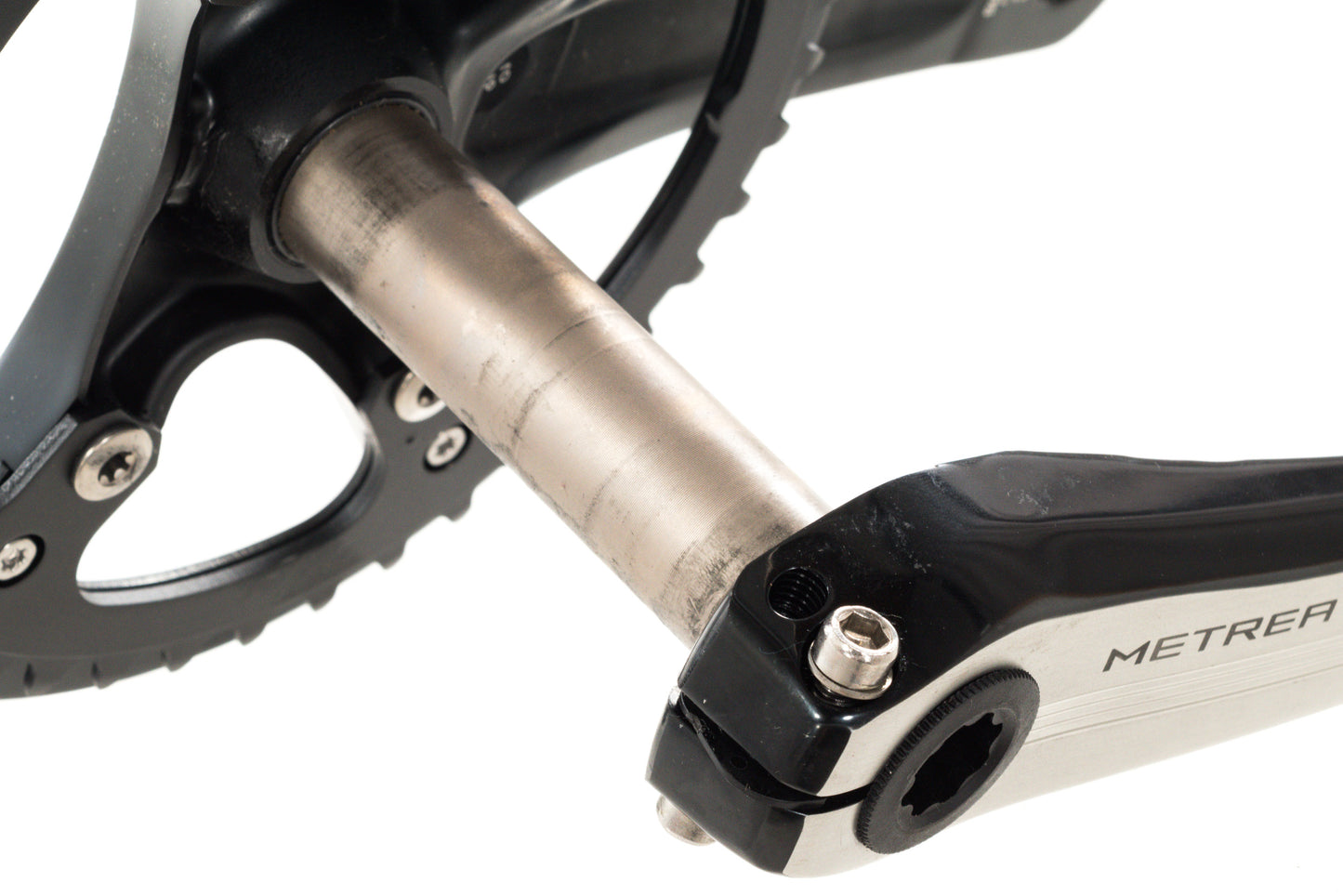 USED Shimano Metrea Crank 1x11 42T Alloy Black/Silver 170mm, FC-U5000