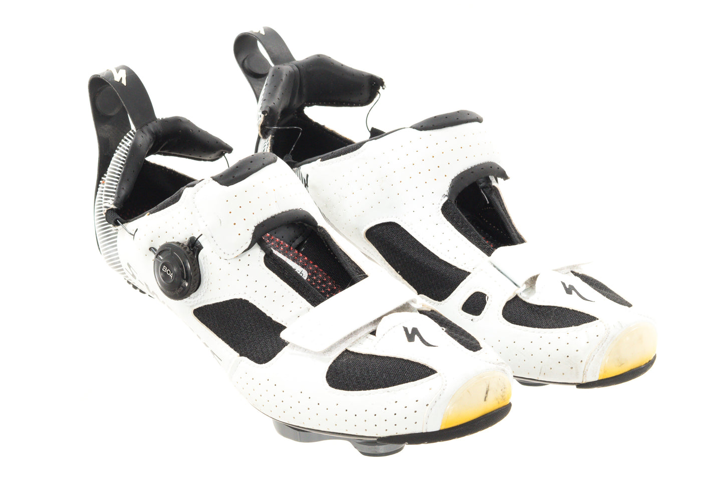 USED Specialized S-Works Trivent Carbon 3-Bolt Triathlon Shoes EU 45 / US 11.5 Men