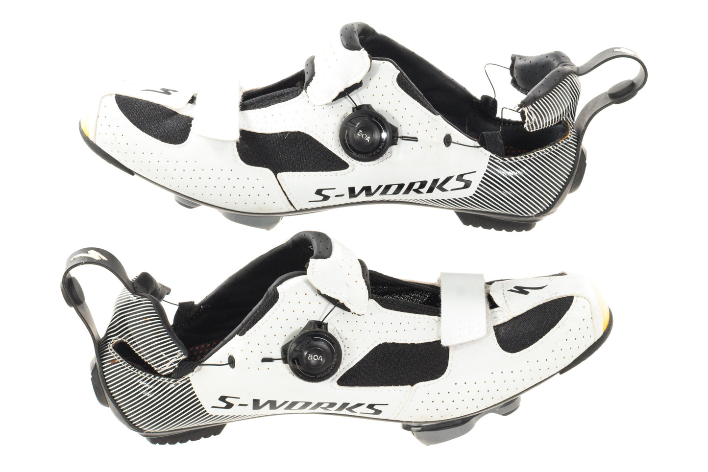 USED Specialized S-Works Trivent Carbon 3-Bolt Triathlon Shoes EU 45 / US 11.5 Men