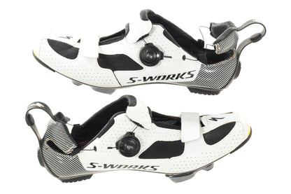 USED Specialized S-Works Trivent Carbon 3-Bolt Triathlon Shoes EU 45 / US 11.5 Men