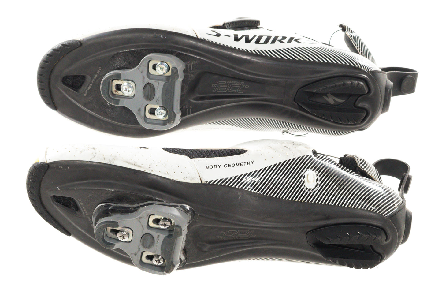USED Specialized S-Works Trivent Carbon 3-Bolt Triathlon Shoes EU 45 / US 11.5 Men
