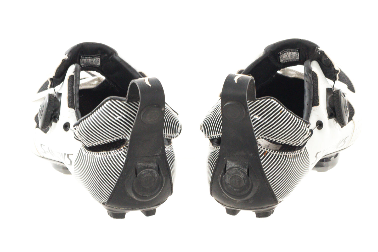 USED Specialized S-Works Trivent Carbon 3-Bolt Triathlon Shoes EU 45 / US 11.5 Men