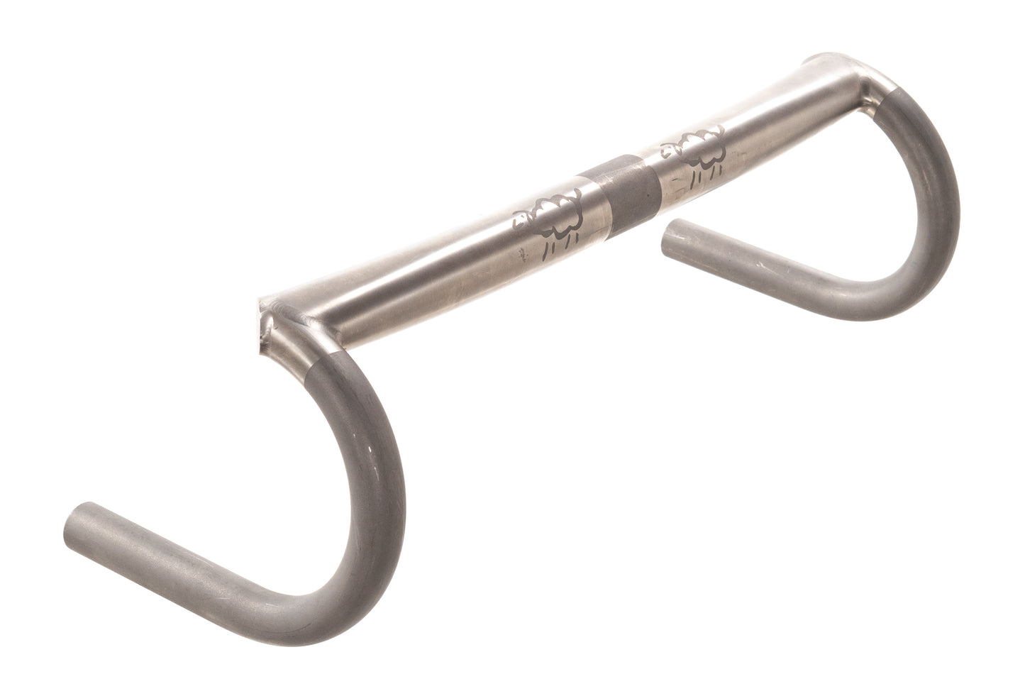 USED Rare Black Sheep Titanium Drop Handlebar 40cm x 31.8mm Clamp