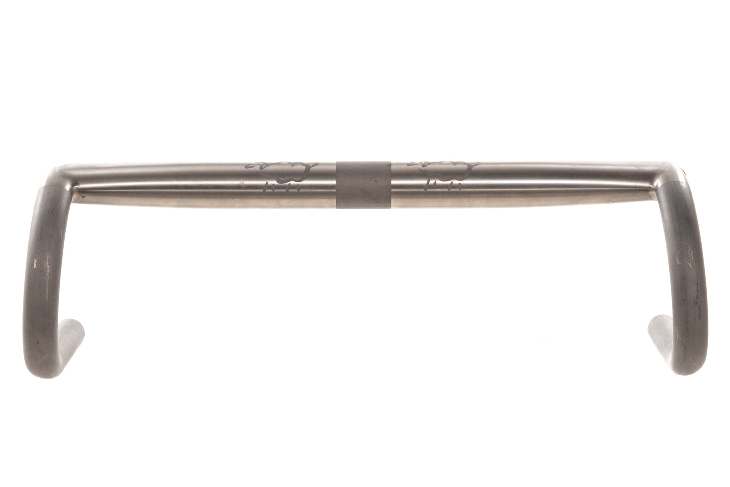 USED Rare Black Sheep Titanium Drop Handlebar 40cm x 31.8mm Clamp