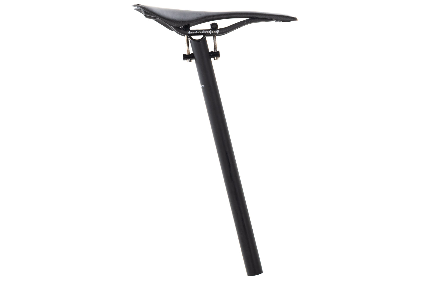 USED CHAPTER2 TUMU Carbon Seatpost 27.2mm w/ Non-Branded Carbon Saddle