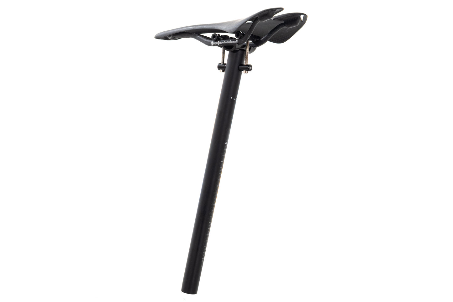 USED CHAPTER2 TUMU Carbon Seatpost 27.2mm w/ Non-Branded Carbon Saddle