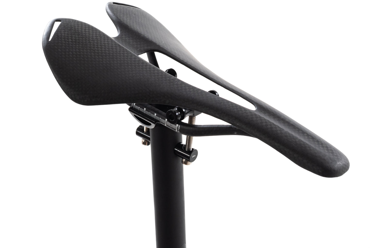 USED CHAPTER2 TUMU Carbon Seatpost 27.2mm w/ Non-Branded Carbon Saddle