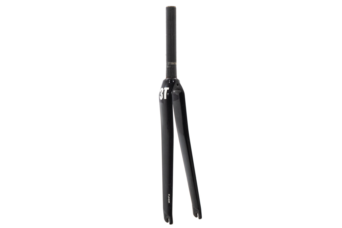 USED 3T Funda Carbon 700c Road Fork QR Rim Brake Straight Steerer 1-1/8" Black