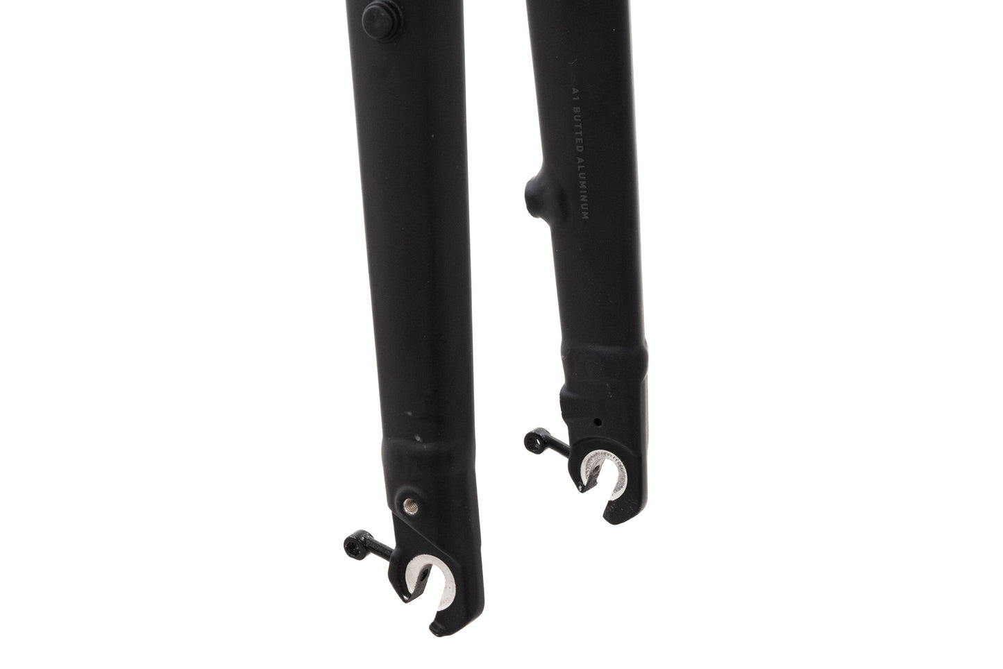 USED Non-Branded Alloy Gravel Fork 700c Disc QR Straight Steerer 1-1/8" Black