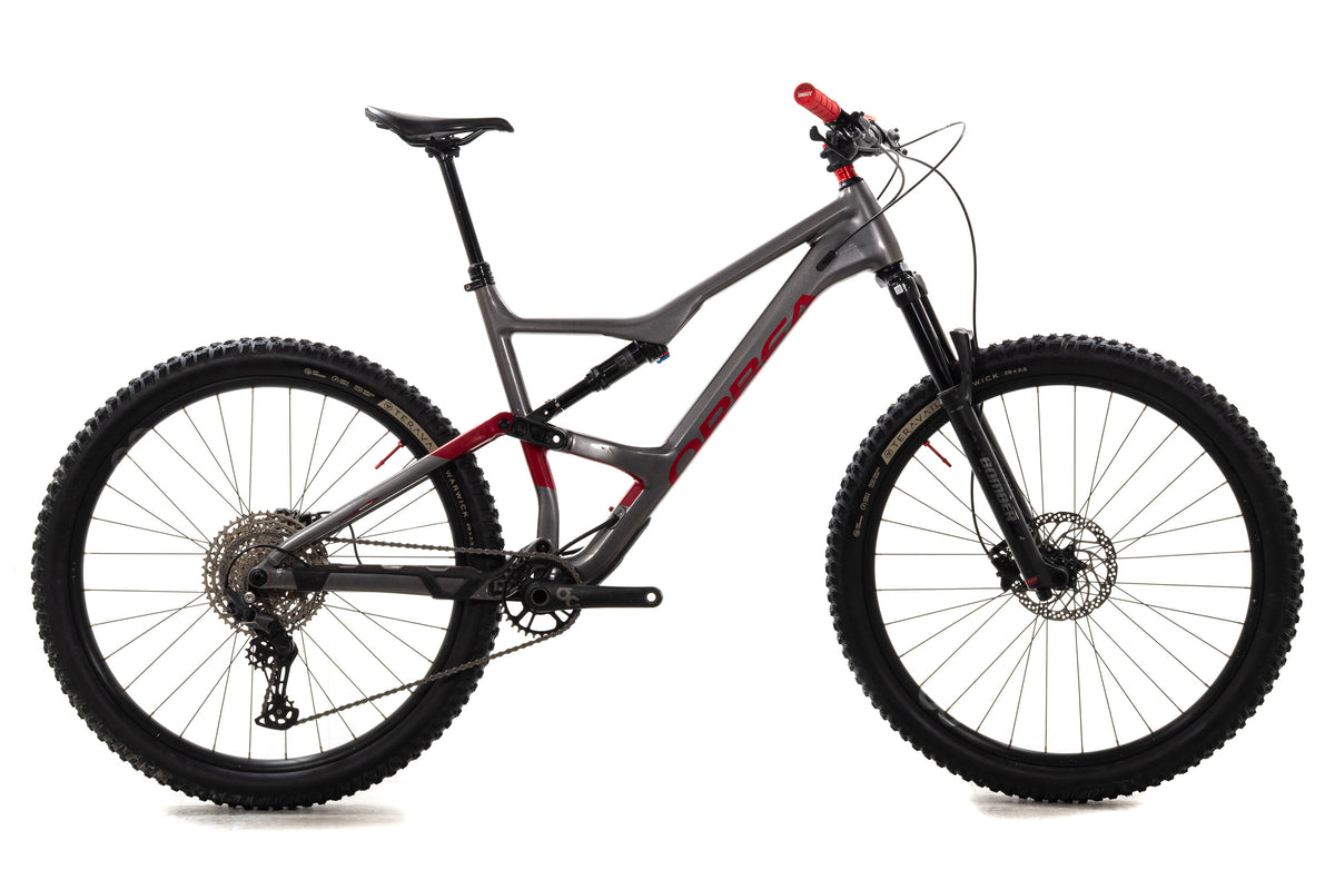 USED 2022 Orbea OCCAM H30 XL Mountain Bike Gray/Red 1x12 Shimano Deore