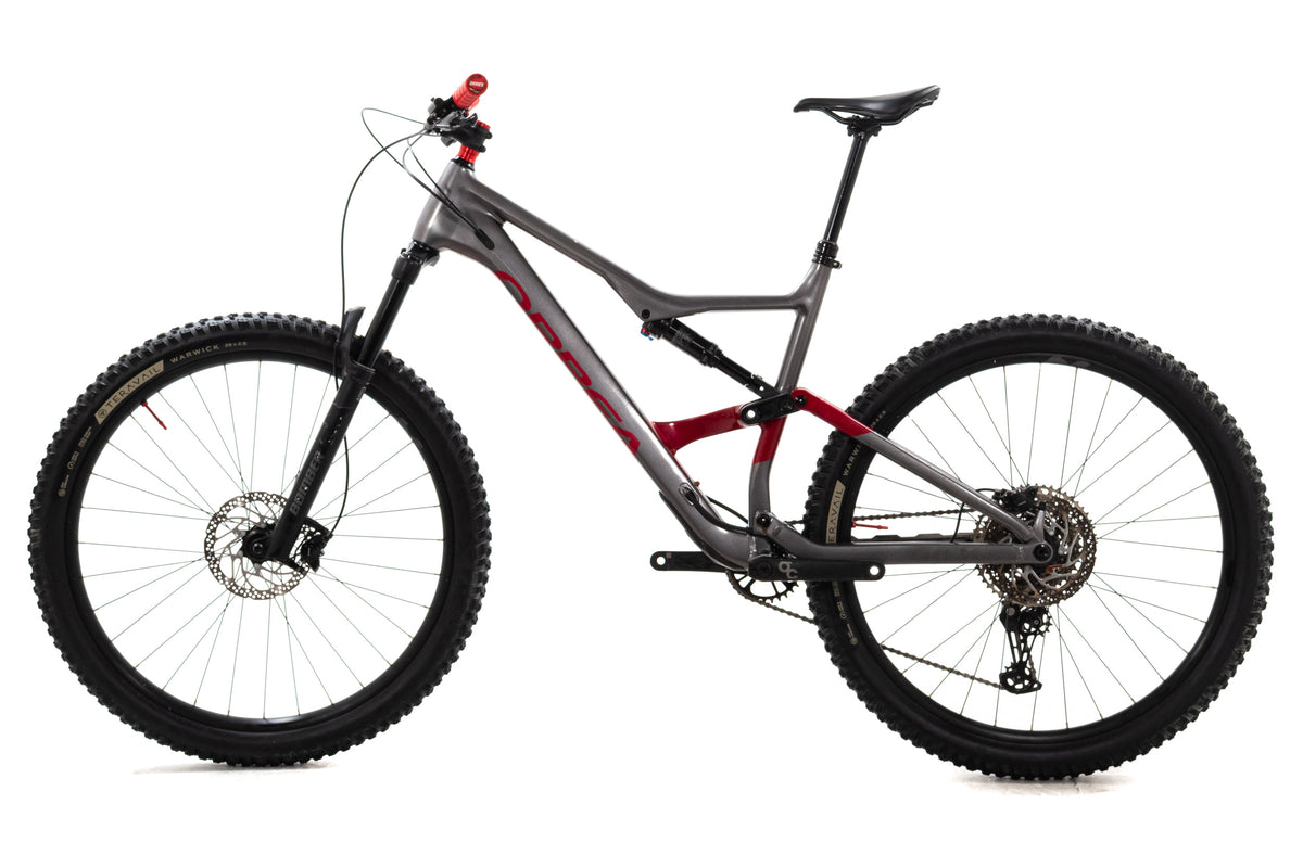 USED 2022 Orbea OCCAM H30 XL Mountain Bike Gray/Red 1x12 Shimano Deore