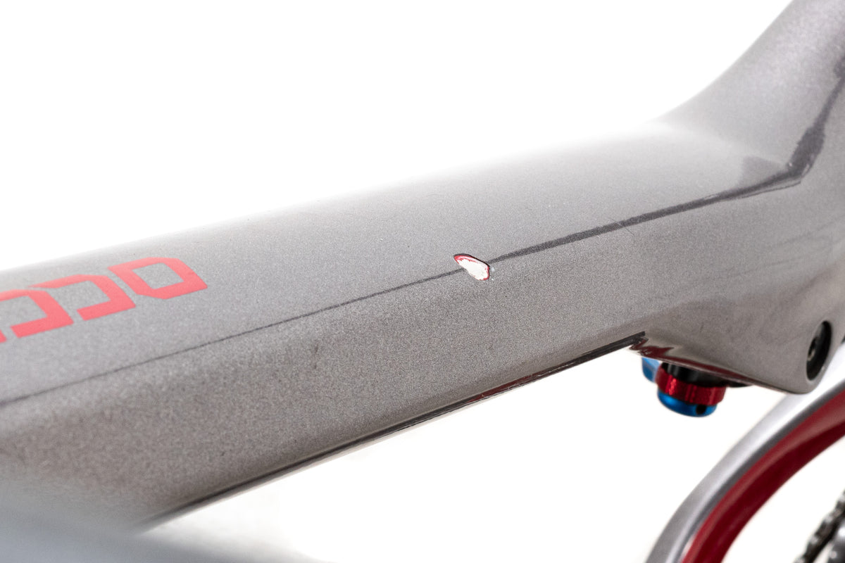 USED 2022 Orbea OCCAM H30 XL Mountain Bike Gray/Red 1x12 Shimano Deore