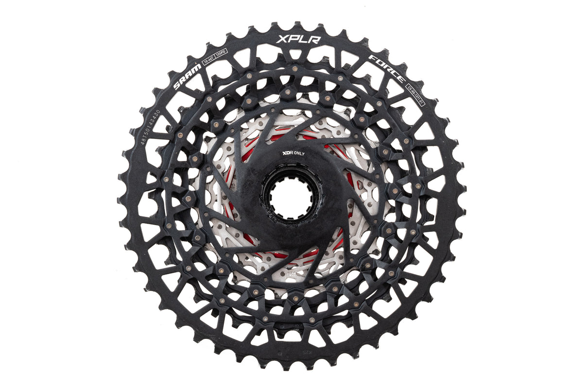 USED SRAM Force XPLR XG-1371 Cassette - 13-Speed 10-46T XDR Driver Silver E1