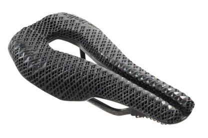 USED Selle Italia WATT 3D Kit Carbino Superflow Saddle Carbon Rail