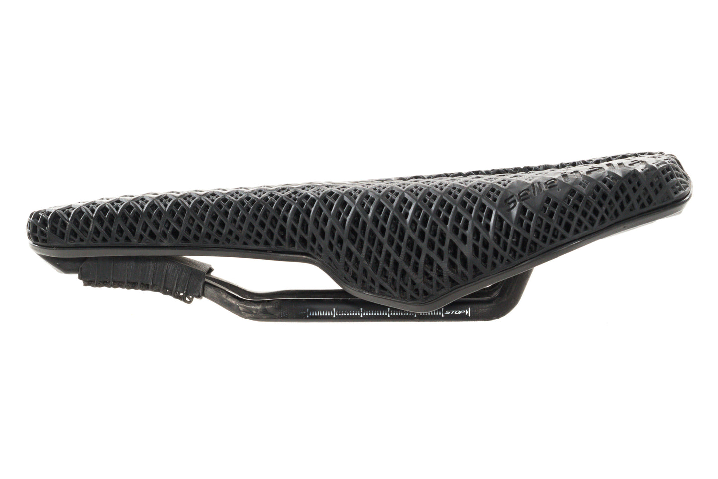 USED Selle Italia WATT 3D Kit Carbino Superflow Saddle Carbon Rail